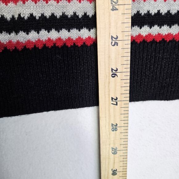 Talbots Womens Plus Size 1X Cardigan Sweater Fair Isle Lambswool Holiday Nordic - Picture 12 of 13